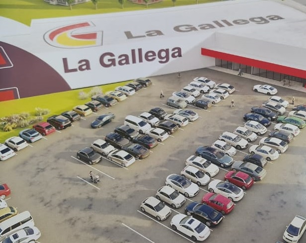 Con aval del Municipio, La Gallega busca convertir su local en Funes en un moderno centro comercial